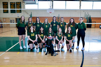 York Catholic 7th and 8th Grade Girls Volleyball Team Photos Spring 2024