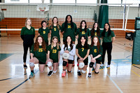 York Catholic Middle School Girls Volleyball Team Photos Spring 2023