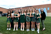 York Catholic Girls Varsity Tennis Sr Night 2022