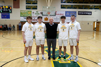 York Catholic Boys Basketball Sr Night 2025